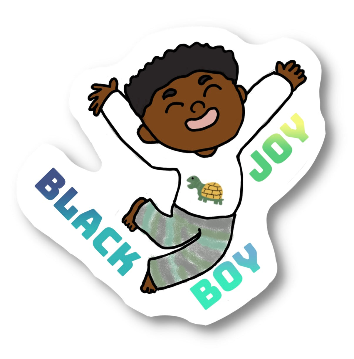 “Black Kid” Die Cut Sticker Pack