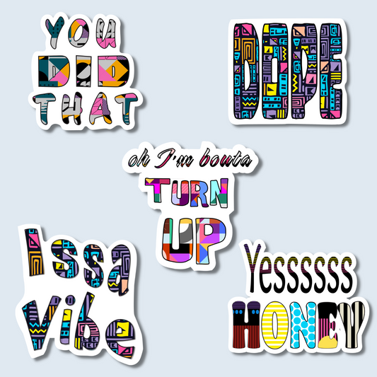 The 5 Sticker Pack