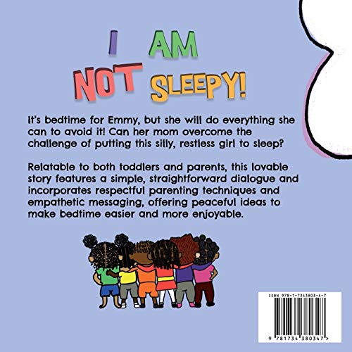 I Am Not Sleepy!: A preschool and toddler book for bedtime and naps (Curly Crew Series)
